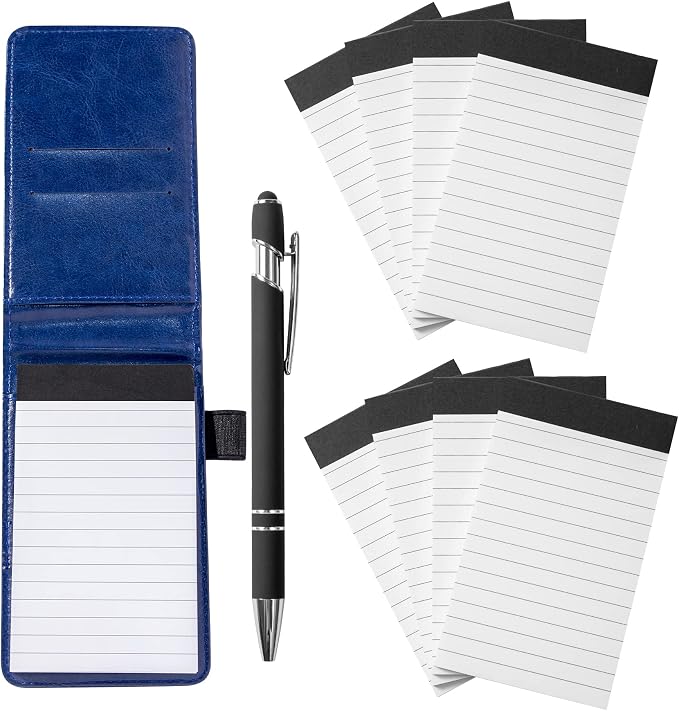 Camelmother 10Pcs Pocket Notepad Holder Set Notebook 3 x 5 Inch - Image 5