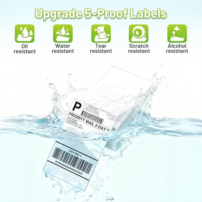 4x6 Thermal Labels, Shipping Address Fold Label - Image 5