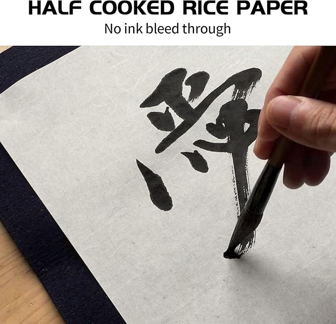 100 Sheets FIVEIZERO A4 Mulberry Paper Sheets Natural Fiber Rice Paper,8.3 x 11.7in Natural Decoupage Tissue Papers for Writing Painting, Decorative Papers, Card MakingPapers DIY Craft-DeskLoop Office