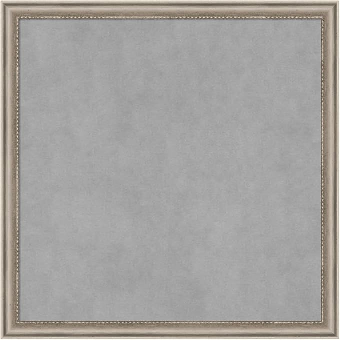 Amanti Art Silver Framed Magnetic Board 22x22 Medium Vision Board by AmantiArt