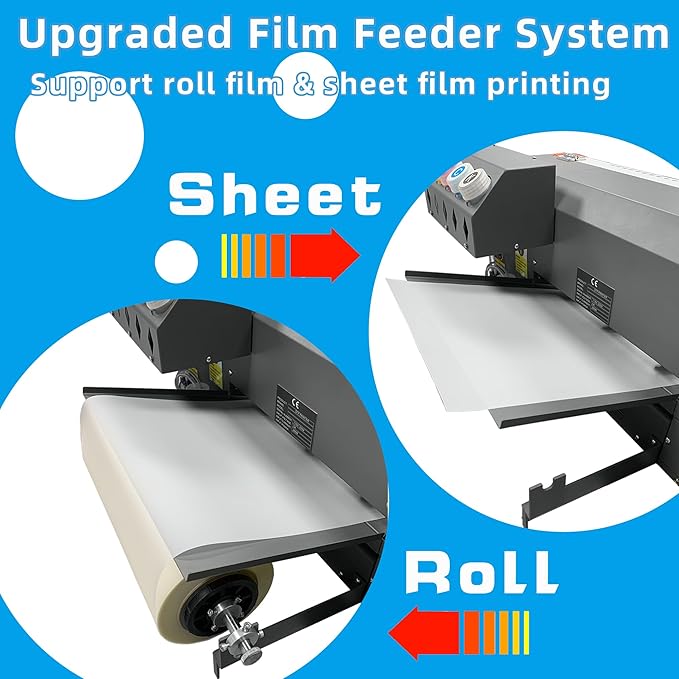 Lancelot Auto-Maintenance A3 M1630 Pro DTF Printer Transfer Printing Machine with White Ink Circulation and Auto-Film Cutter for DIY Print T-Shirt,Doule Speed for L1800/R1390 DTF Printer-DeskLoop Office