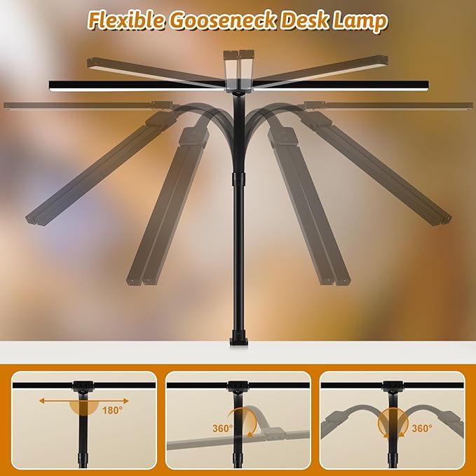 LED Desk Lamp for Office Dorm Home - Image 6