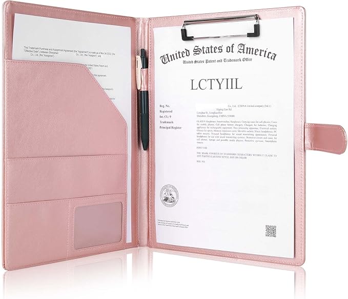 Tiankool Padfolio Portfolio Folder Binder-Faux Leather Portfolio Folder by tiankool