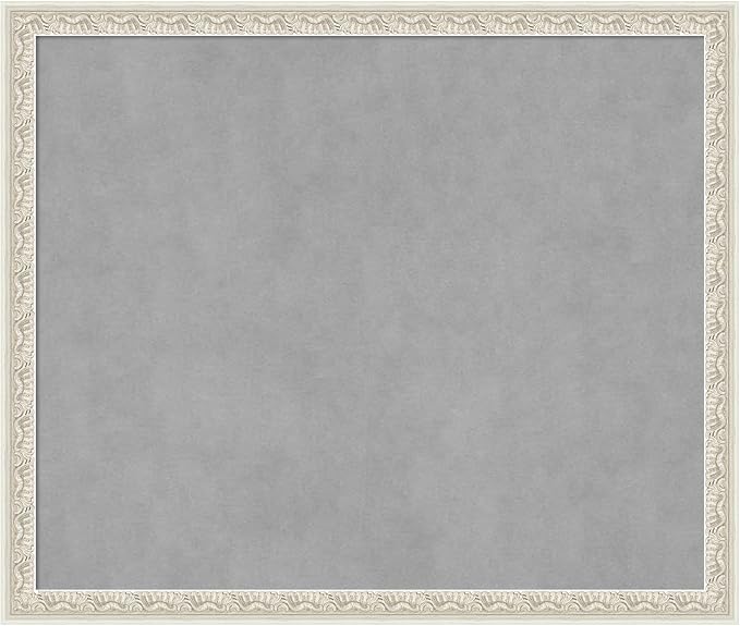 Amanti Art Silver Framed Magnetic Board 22x26 Medium Vision Board by AmantiArt
