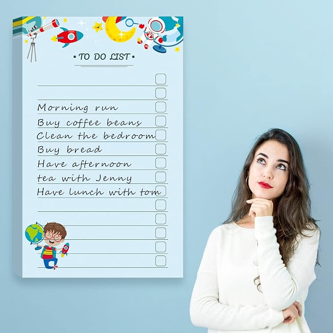 300 Sheets to Do List Notepad Daily Checklist Sticky Notes Cute Undated Memo - Image 6