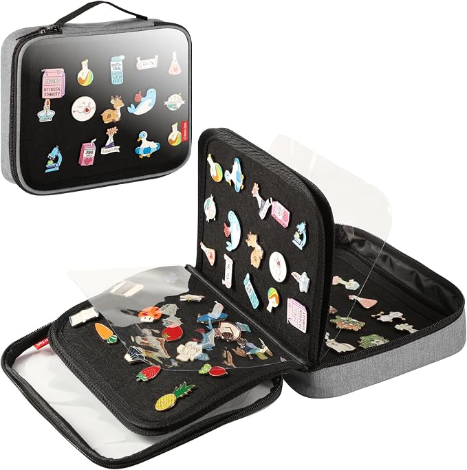 Oeun fan Enamel Pin Display Book, Small Collections Or Travel Pin Trading Book by Oeun+fan