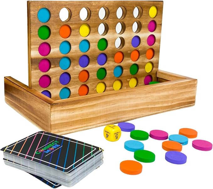 Connect More - Social Skills Games and Therapy Games, 4 in a Row Connect Game by TherapyU