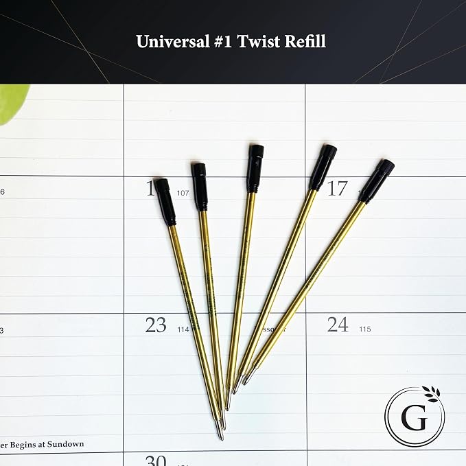 Garland Universal #1 Cross Compatible Ballpoint Pen Refill, USA Made, Archival - Image 3