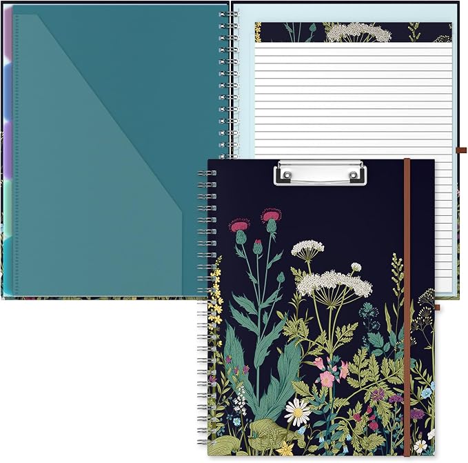 Hongri Clipboard Folio with Refillable Lined Notepad, 8.5 x 11 Folders with by Hongri