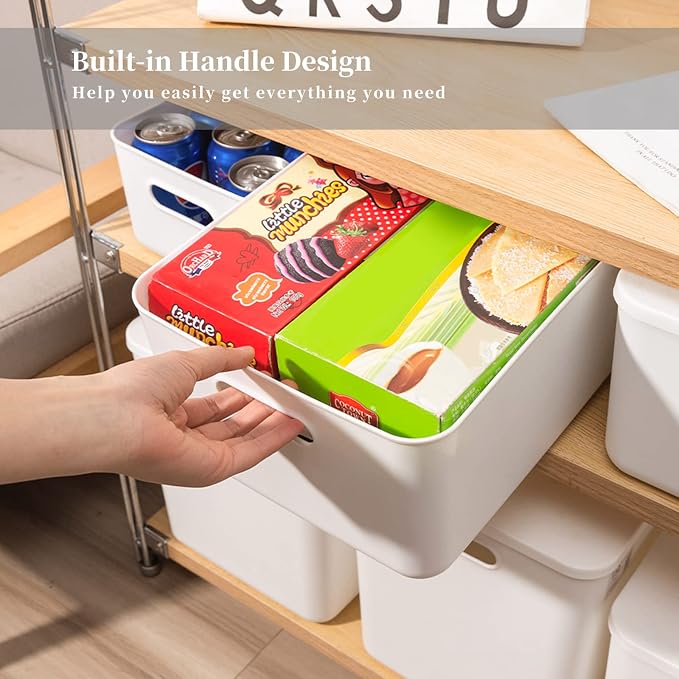 Yishyfier Plastic Storage Baskets Bins Boxes - Image 2