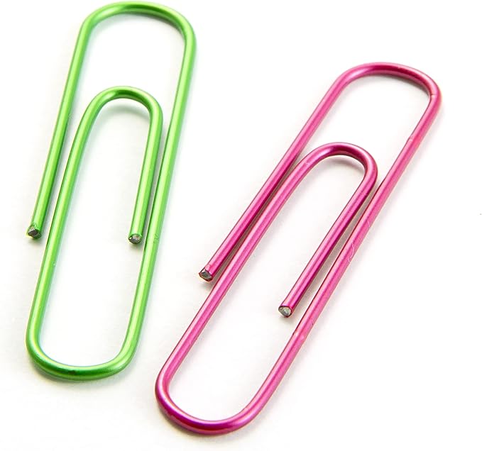 Officemate PVC-Free Assorted Color Coated Giant Paper Clips, 200 per Tub - Image 4