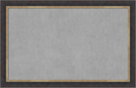 Amanti Art Black Framed Magnetic Board 29x45 Large Vision Board by AmantiArt