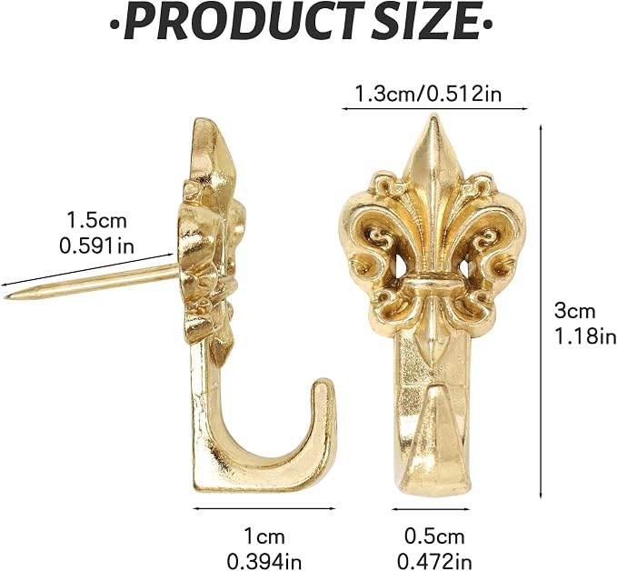 20 Pieces Push Pin Hangers, Push Pins - Image 2