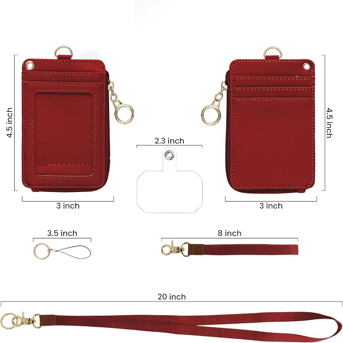 Mondo Designs 2-in-1 ID Badge Holder & Lanyard Wallet - Image 5