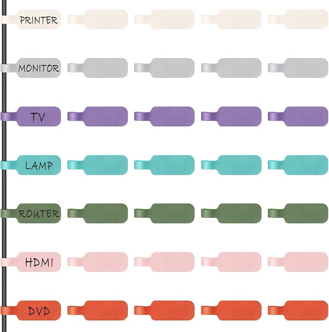 Trilancer Cable Cord Labels Large Size, by Trilancer