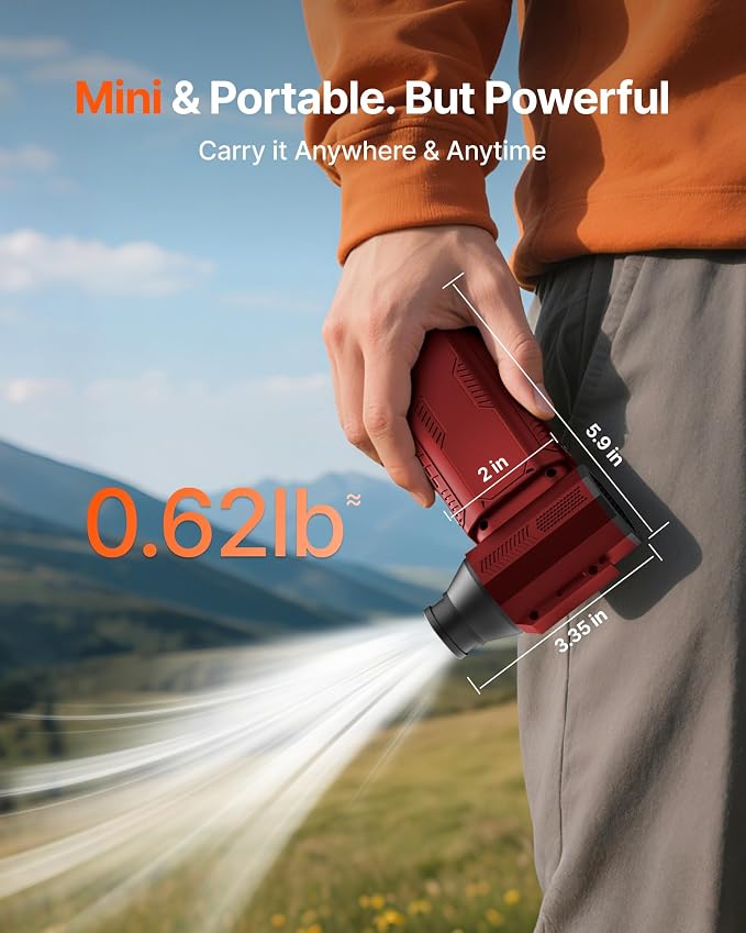 Compressed Air Duster, 000RPM Ultra-Powerful Electric Air Duster | 8000mAh - Image 8