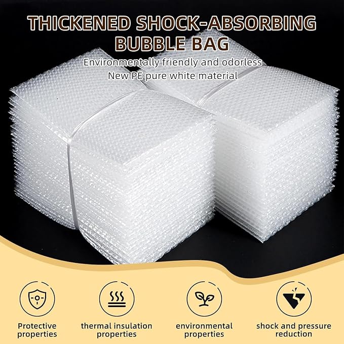 200Pcs Bubble Pouche Wrap, 3”x4” Bubble Bags - Image 5