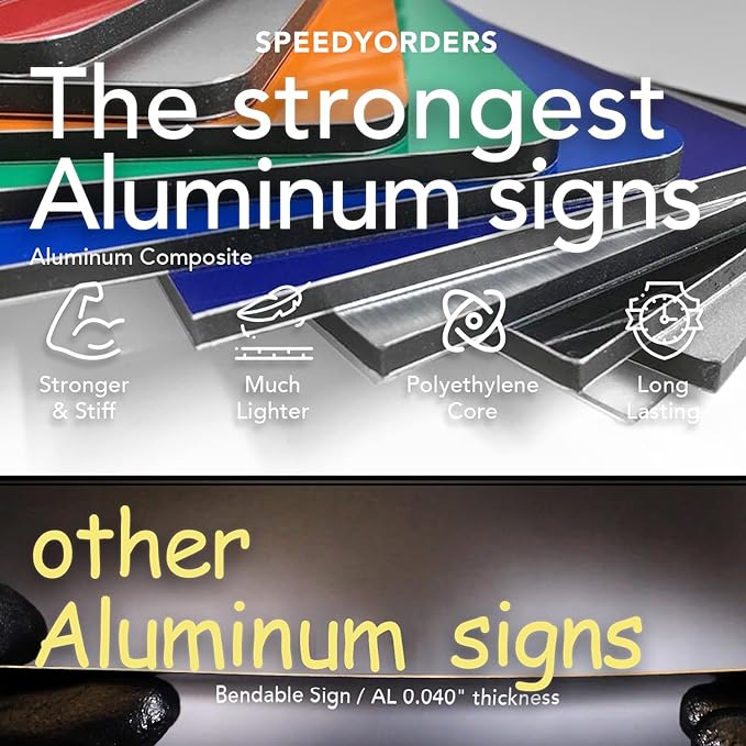 Custom Metal Business Signs, Personalized Aluminum Outdoor Signs - Image 2