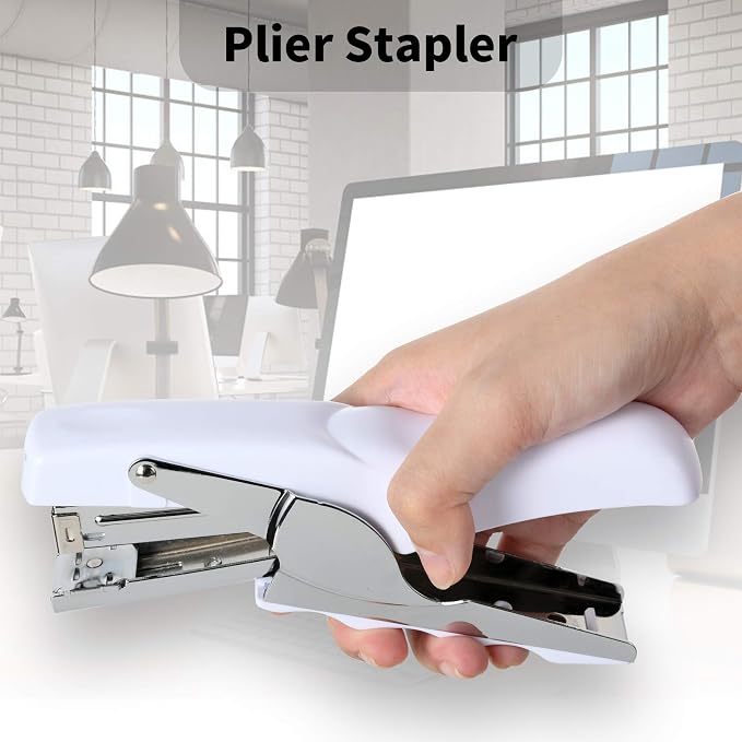 Stapler with 1000 Staples-Plier Stapler Save 60% Power, Good - Image 4