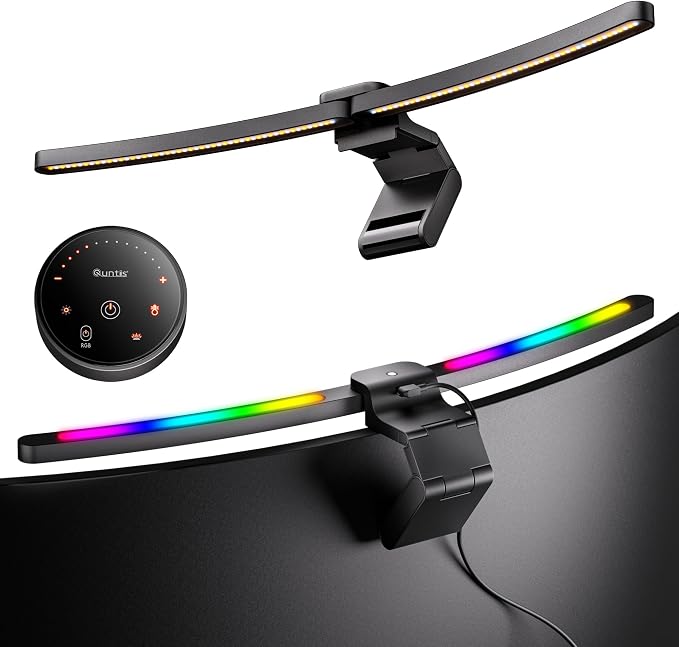 Quntis Curved Monitor Light Bar 15 RGB Backlight by Quntis