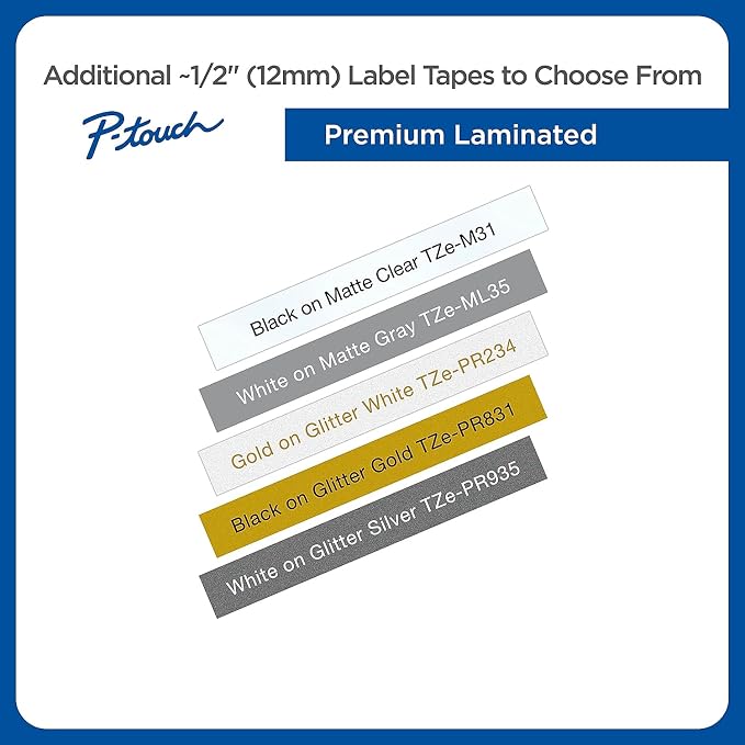 Brother Genuine P-Touch, TZe-231 10-Pack Tape ½â€ x 26.2 ft. Laminated P-Touch - Image 8