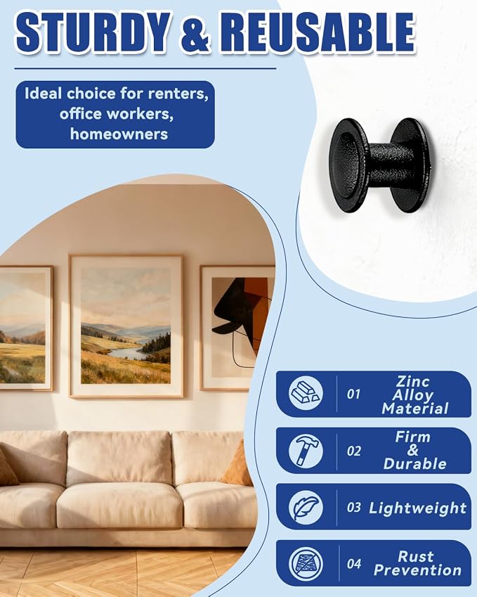 20 Pcs Double Headed Picture Hangers - Image 6