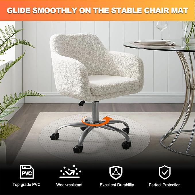 Chair Mat for Carpet- Low Pile Carpet Protector for Office Gaming Computer Desk - Image 3