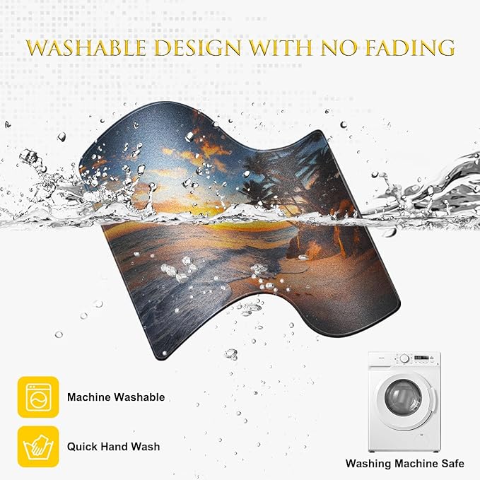 JIKIOU 3 Pack Mouse Pad with Stitched Edge, Portable Size-10.2x8.3in Sunset | - Image 7
