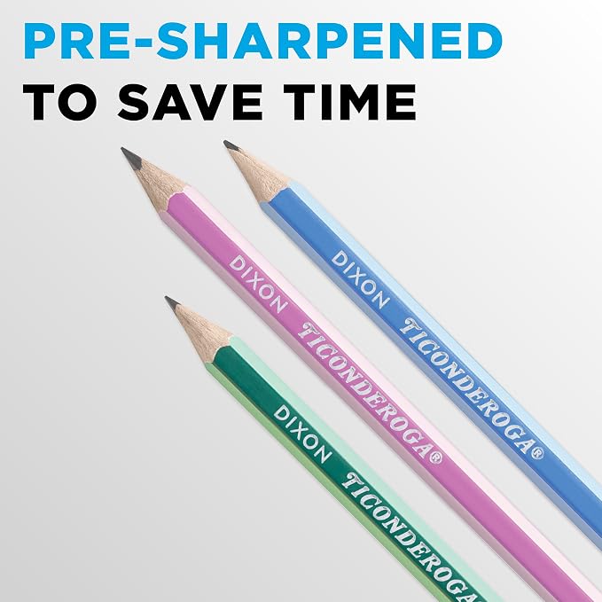 Ticonderoga® Striped Wood Pencils, 2 Soft Lead - Image 6