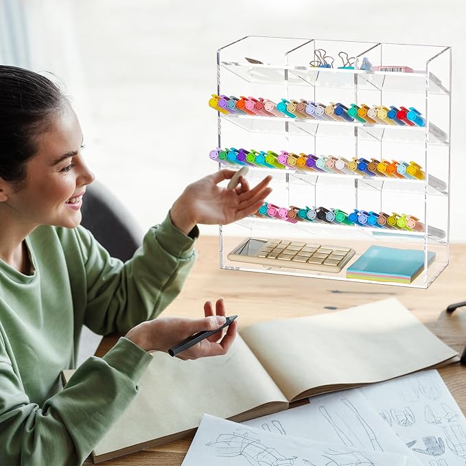 MotiMind Acrylic Pen Organizer Storage - Image 5