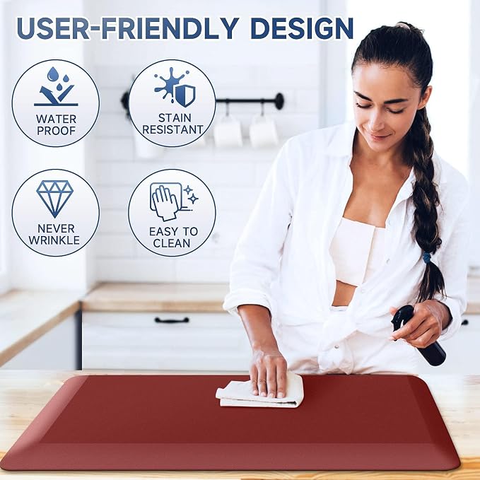 4/5 Inch Thick Kitchen Mats for Floor, StepRite Kitchen Rug for Standing Desk - Image 5