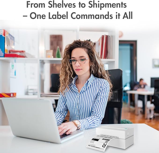 Thermal Shipping Label Printer 4x6 Bluetooth Label Maker - Image 8