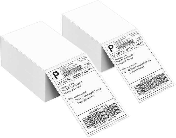4x6 Thermal Labels, NELKO Thermal Direct Shipping Label, Compatible by NELKO