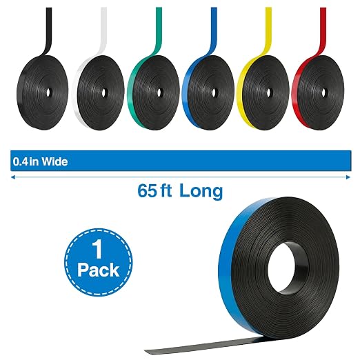 CHUNNIAO Blue Magnetic Whiteboard Strips - Image 2