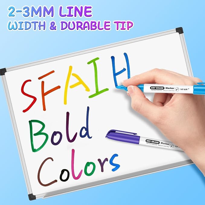 SFAIH Fine Tip Dry Erase Markers - Image 3