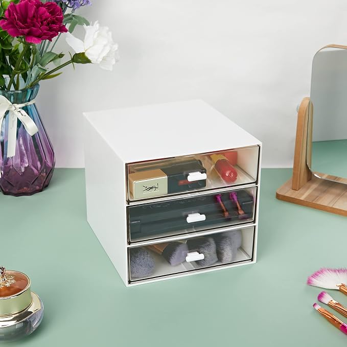 Desk Organizer with 3 Drawers, Desktop Organization - Image 6