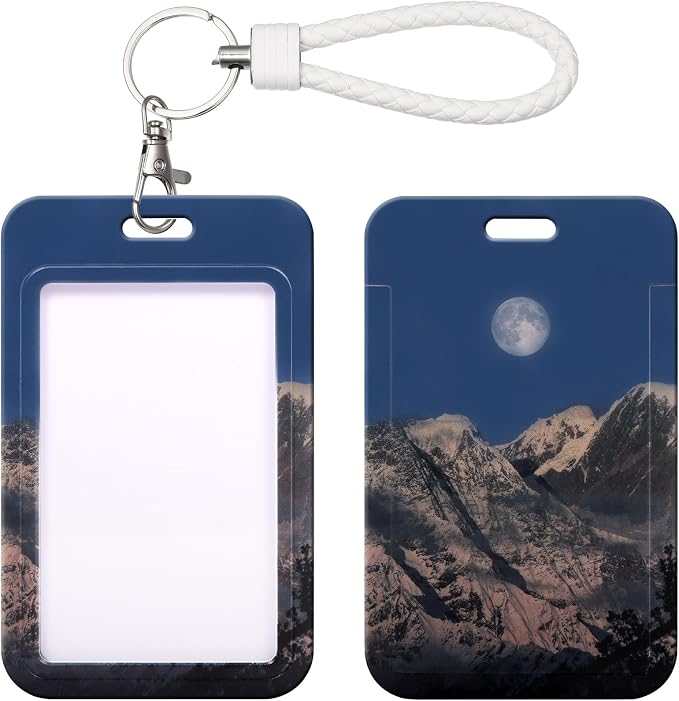 ID Card Badge Holder Key Chain by SHININGEYES