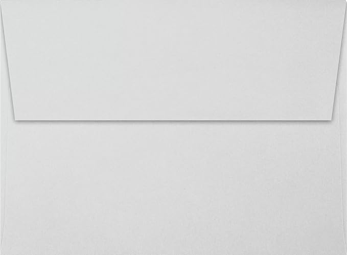 LUXPaper A7 Invitation Envelopes | Peel & Press | 5 1/4" x 7 1/4" | Gray | - Image 2