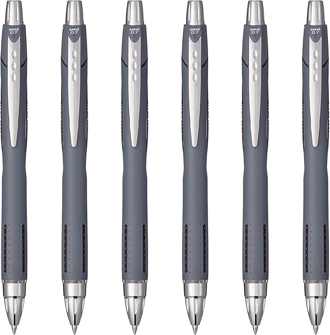Uni-Ball Jetstream RT Ballpoint Pen, Fine Point, Indigo Barrel, 6 Pens by uni-ball