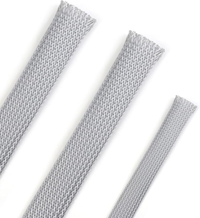 25ft PET Expandable Braided Cable Sleeve 13/16inch Pet Braided Cable Sleeve by PursuingaBetterLife