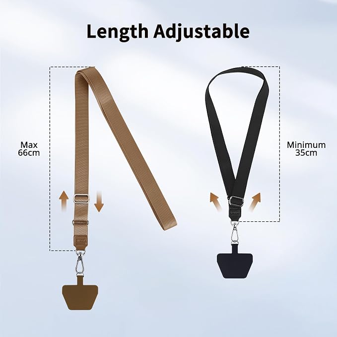 CACOE Phone Lanyard 2 Pcs-Adjustable Neck Strap, Universal Crossbody Lanyards - Image 5