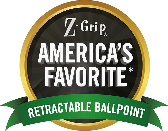 Zebra Pen Z-Grip Retractable Ballpoint Pen, Smooth-Flowing Ink, Fine Point - Image 5