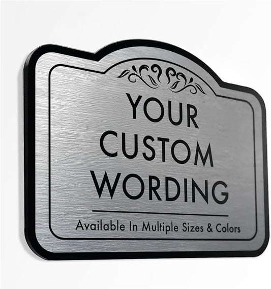 Custom Decorative Outdoor Metal Sign by SpeedyOrders
