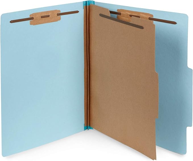 Blue Summit Supplies 30 Blue Classification Folders by BlueSummitSupplies