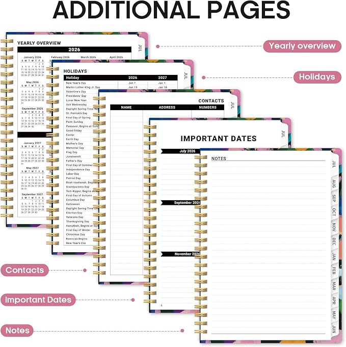 Planner 2026-2027, Academic Year Monthly and Weekly Calendar Planner, Jul 2026 - Image 5