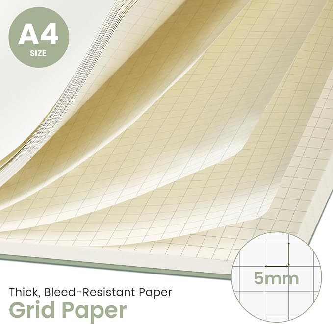 Taja Spiral Graph Notebook, 8.5"x11" Notebooks - Image 2