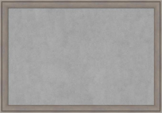 Amanti Art Grey Framed Magnetic Board 27x39 Large Vision Board by AmantiArt