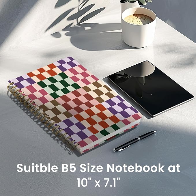 Lined Spiral Notebook Journal for Work, 300 Pages Thick B5 College Ruled - Image 6