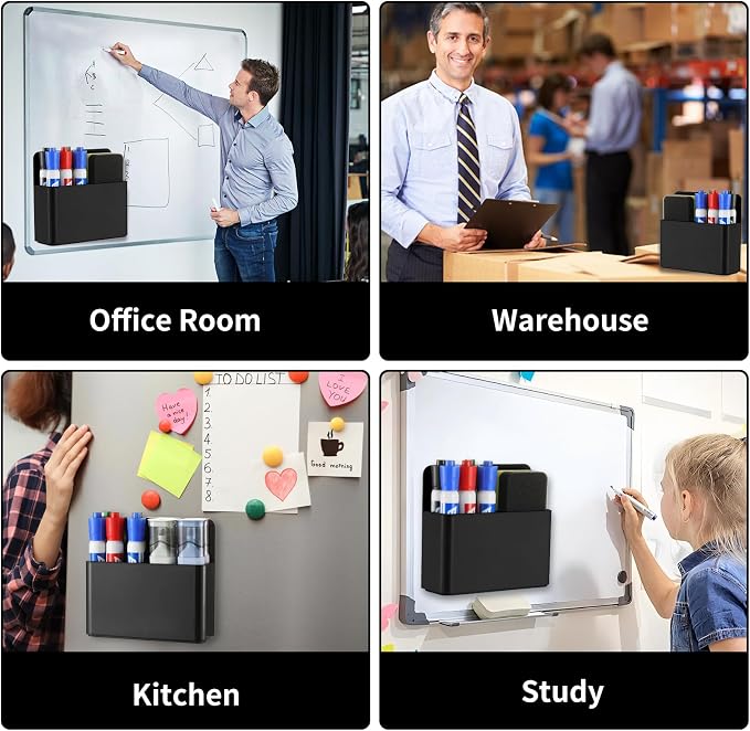 Camelmother 2Pcs Magnetic Dry Erase Marker Holder - Image 3