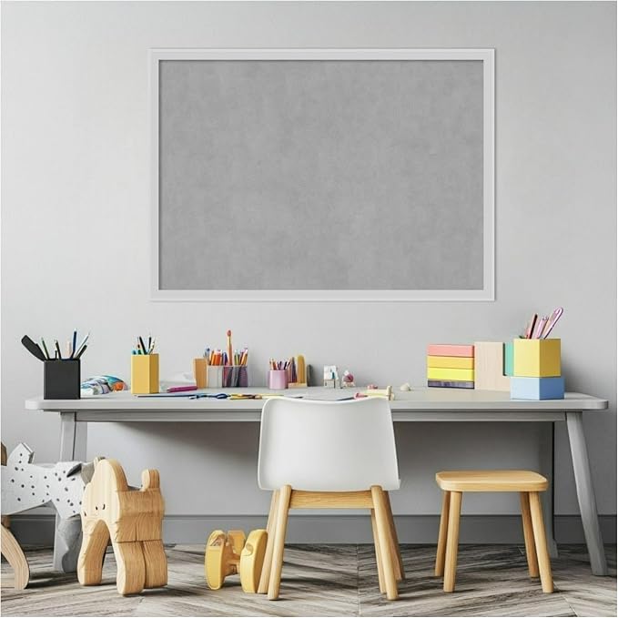 Amanti Art Silver Framed Magnetic Board 21x29 Medium Vision Board - Image 5